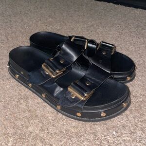 Bamba Platform Sandal (Women)
BCBGeneration  Sandals with Gold Buckles